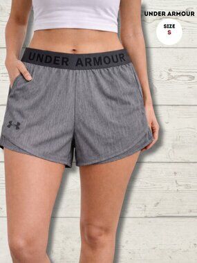 Under Armour HeatGear Shorts – S – Grey Athletic Shorts